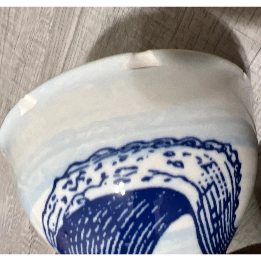 Anthropologie From the Deep Nautical Ship Kraken Octopus Cup Saucer Fisherman